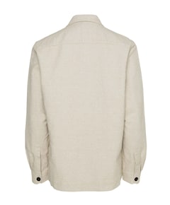 Heren overshirt beige