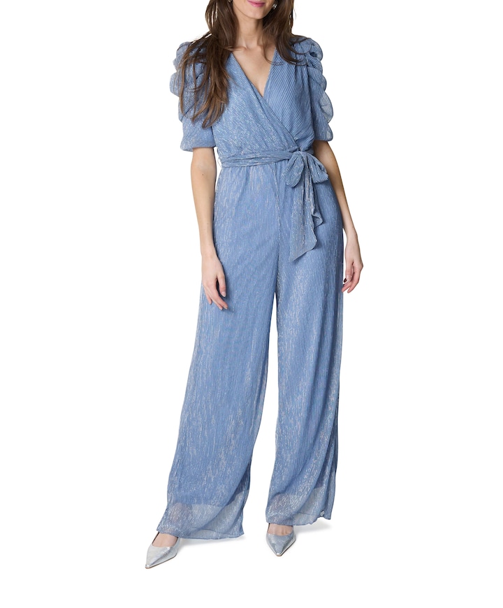dames jumpsuit blauw
