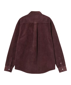 Heren overhemd lange mouw bordeaux