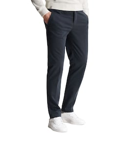 CYLAS CHINO YARN DYE heren broek blauw