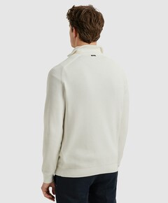 Trui met rits wit