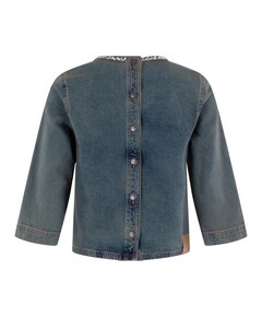 Dames blouse blauw