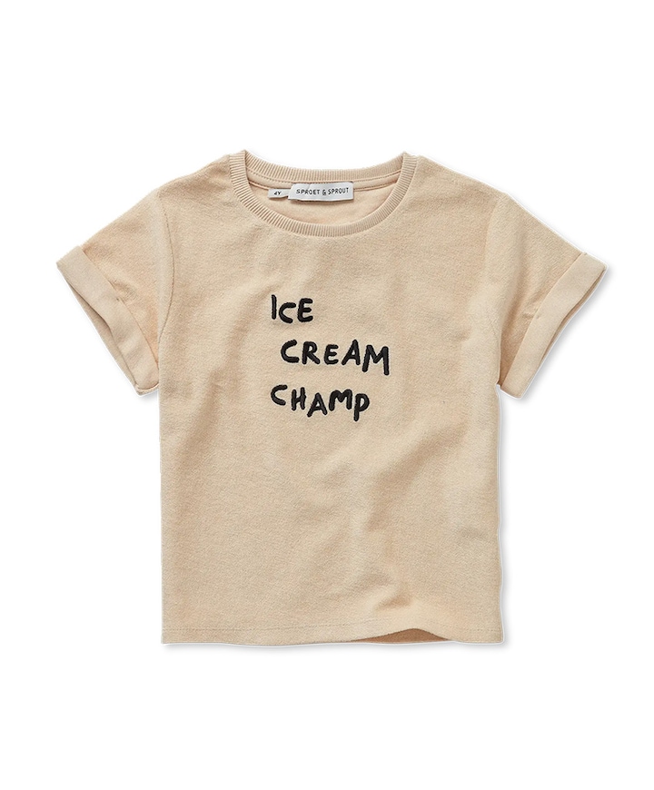 Uniseks t-shirt ecru