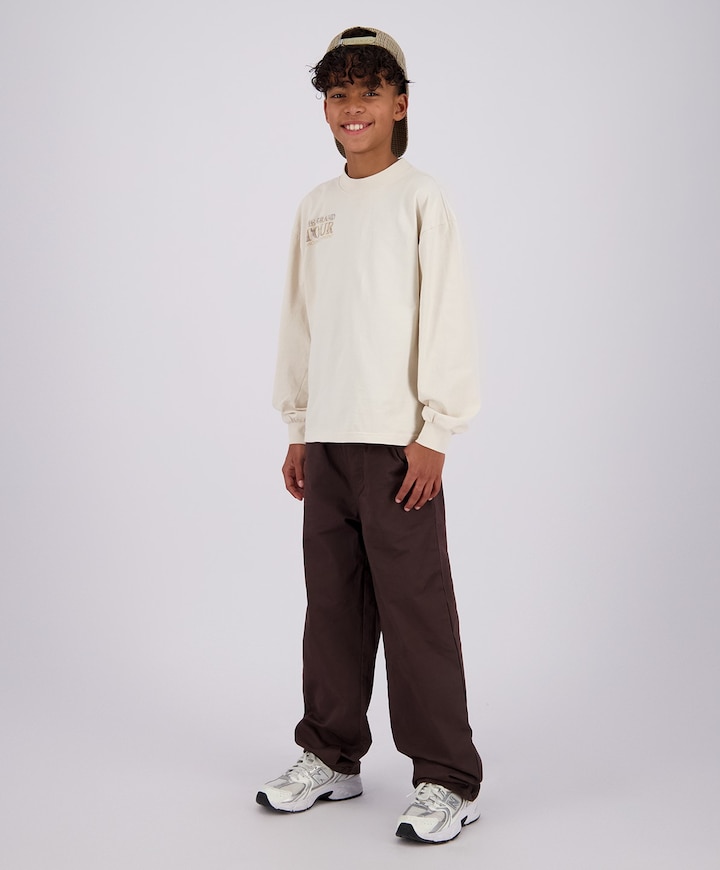 Jongens longsleeve ecru