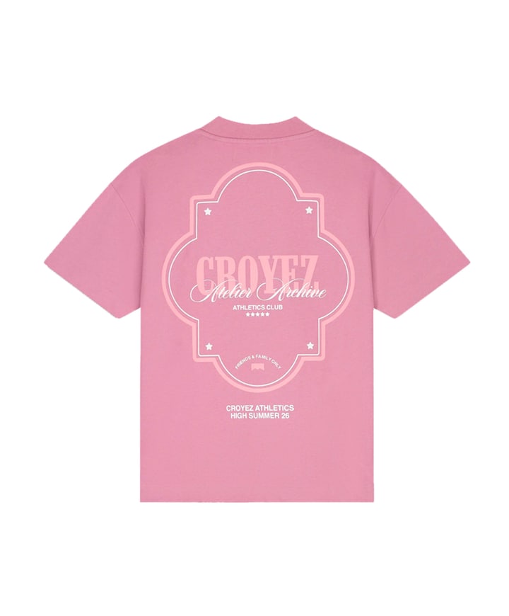 Heren T-shirt roze