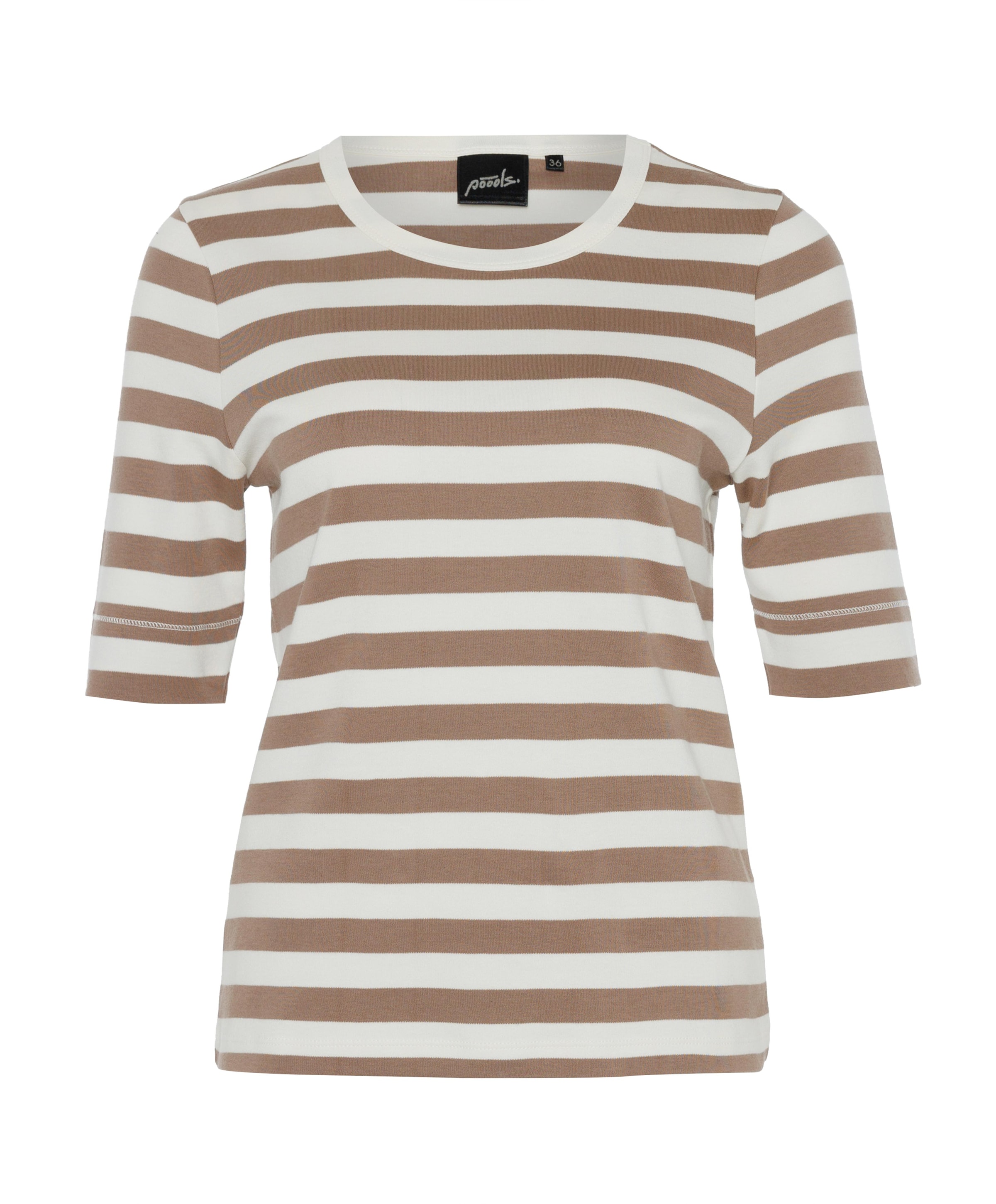 Dames t-shirt beige
