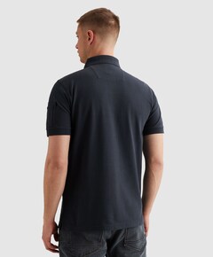 Heren polo blauw