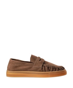 heren moccasins bruin