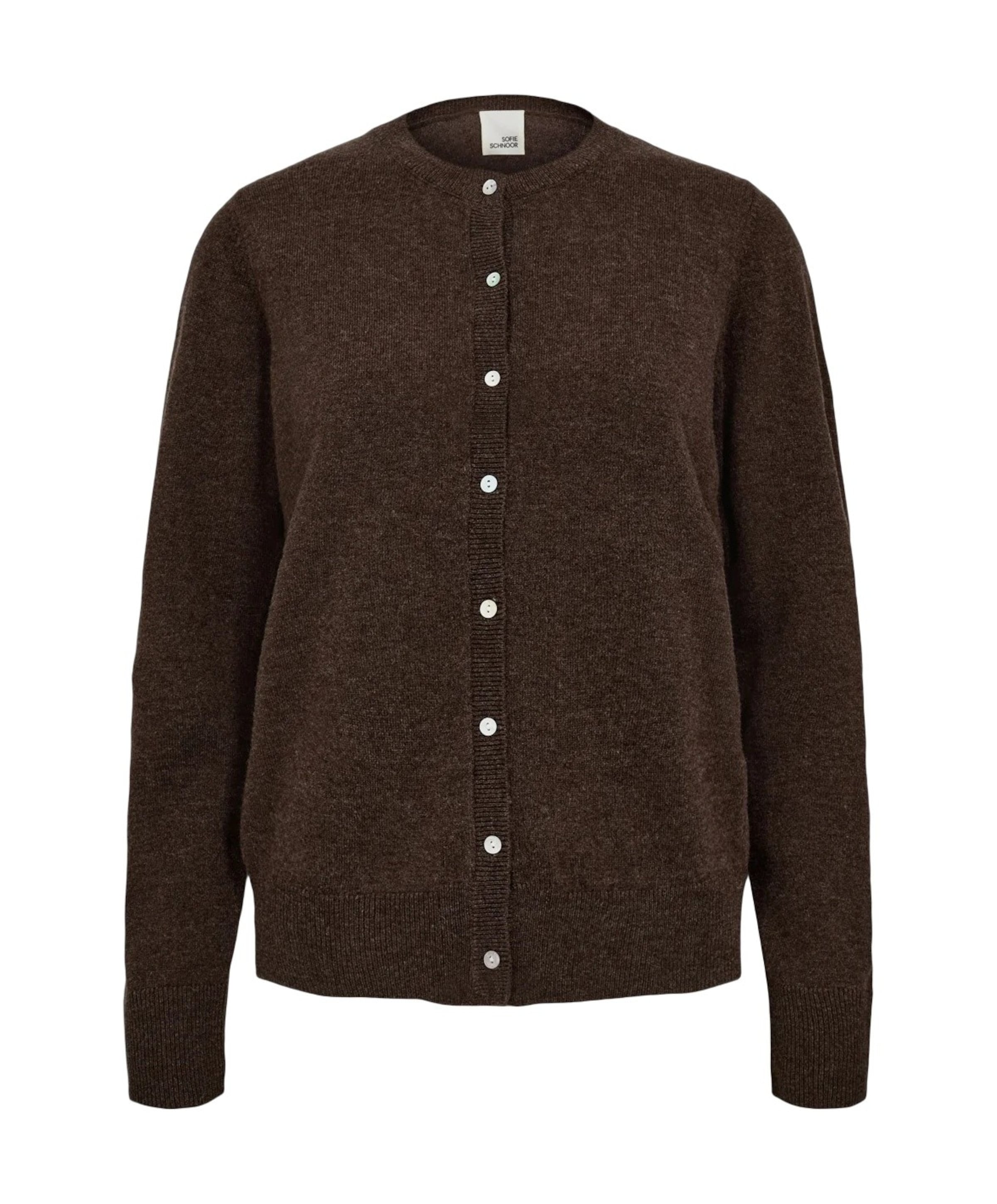 Meisjes vest bruin