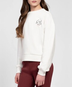 Meisjes sweater ecru