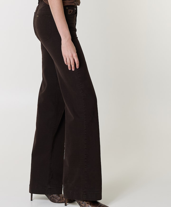 Palazzo Mistral 6491 Megalia Shot dames broek bruin