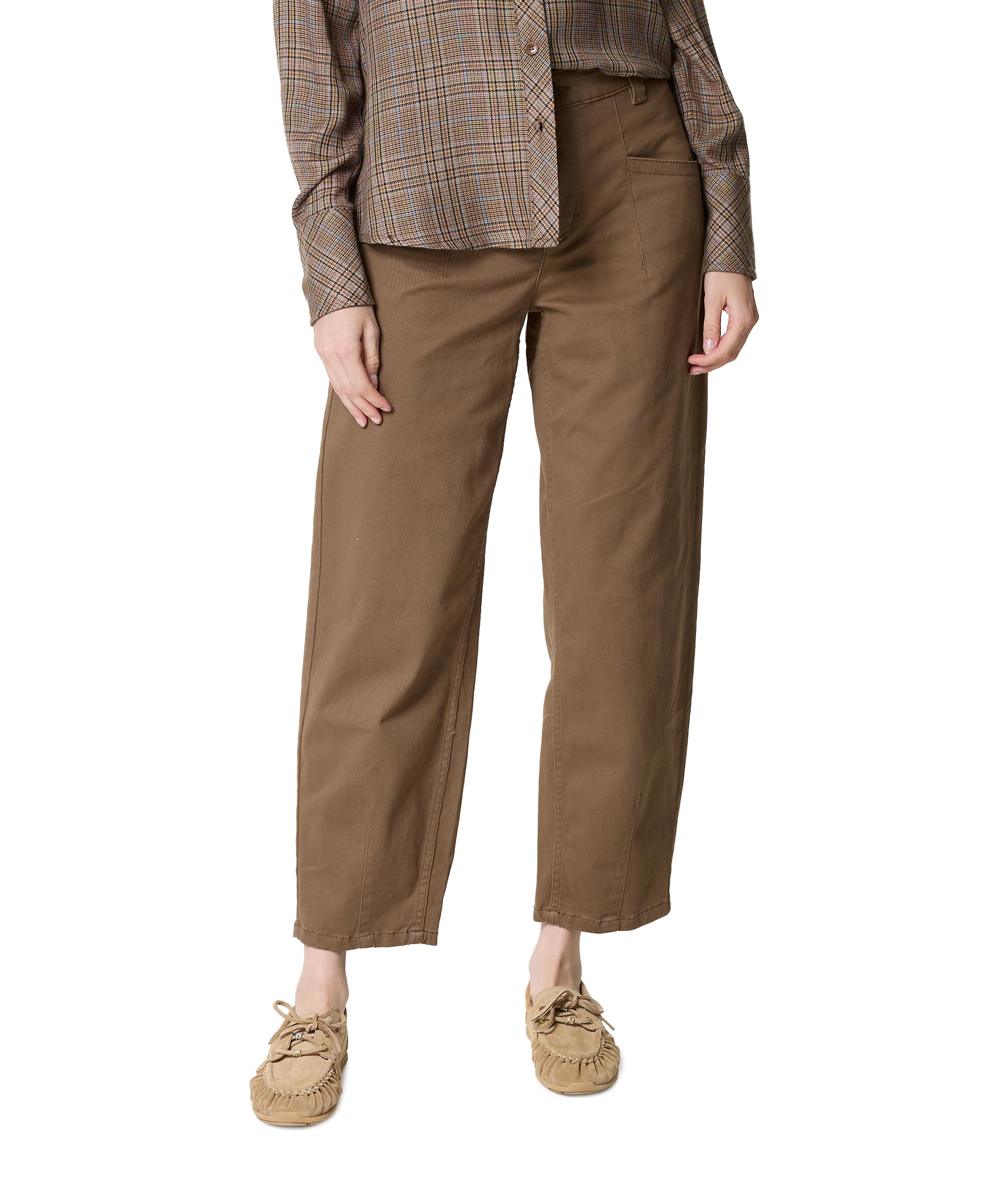Liv Barrel dames broek bruin