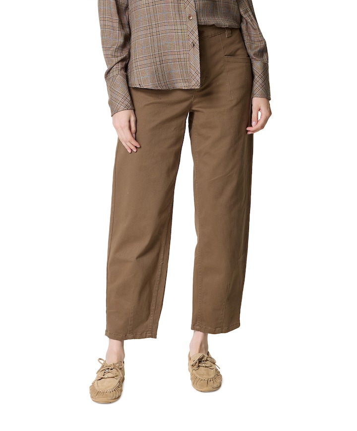 Liv Barrel dames broek bruin