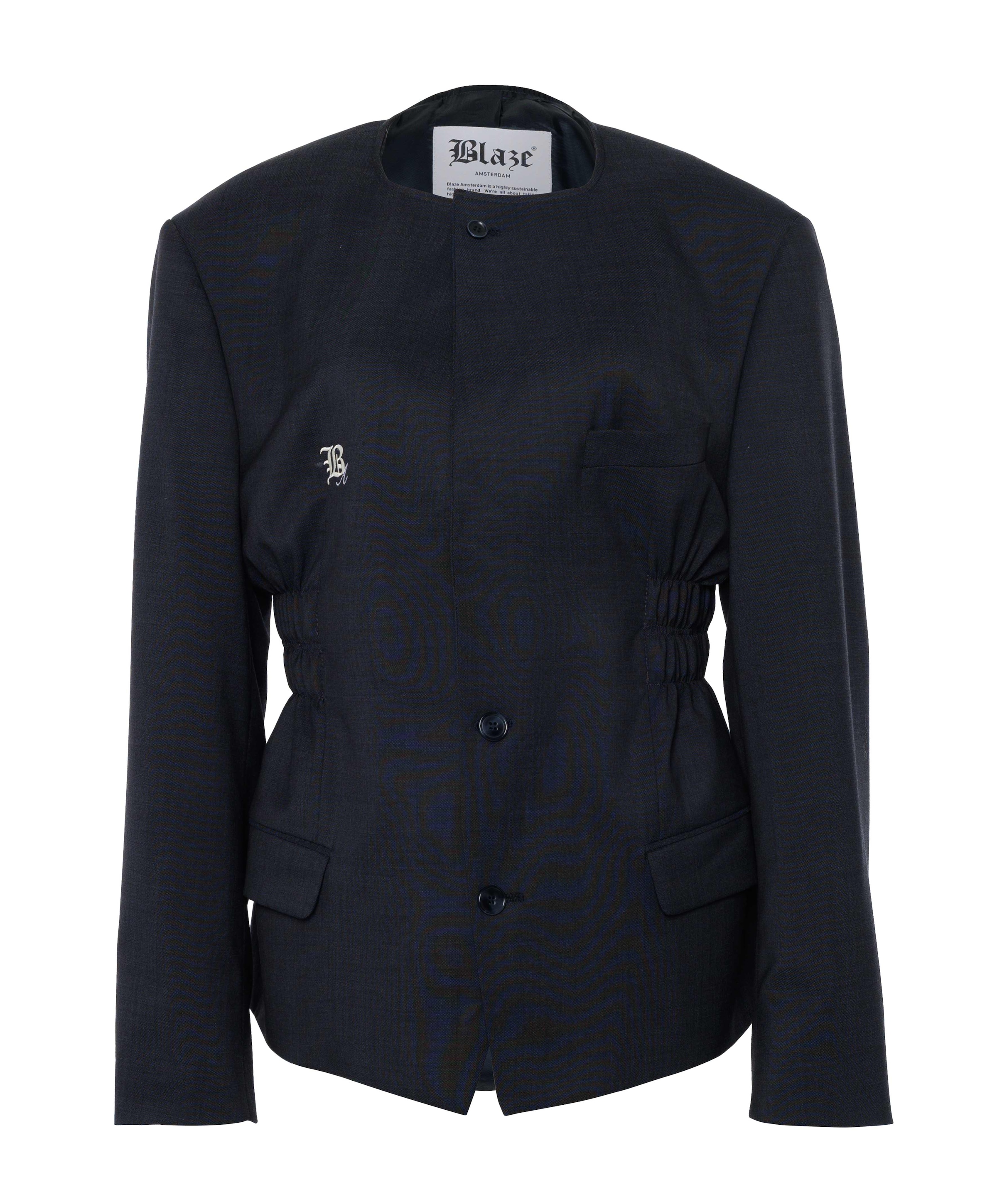 Dames blazer blauw