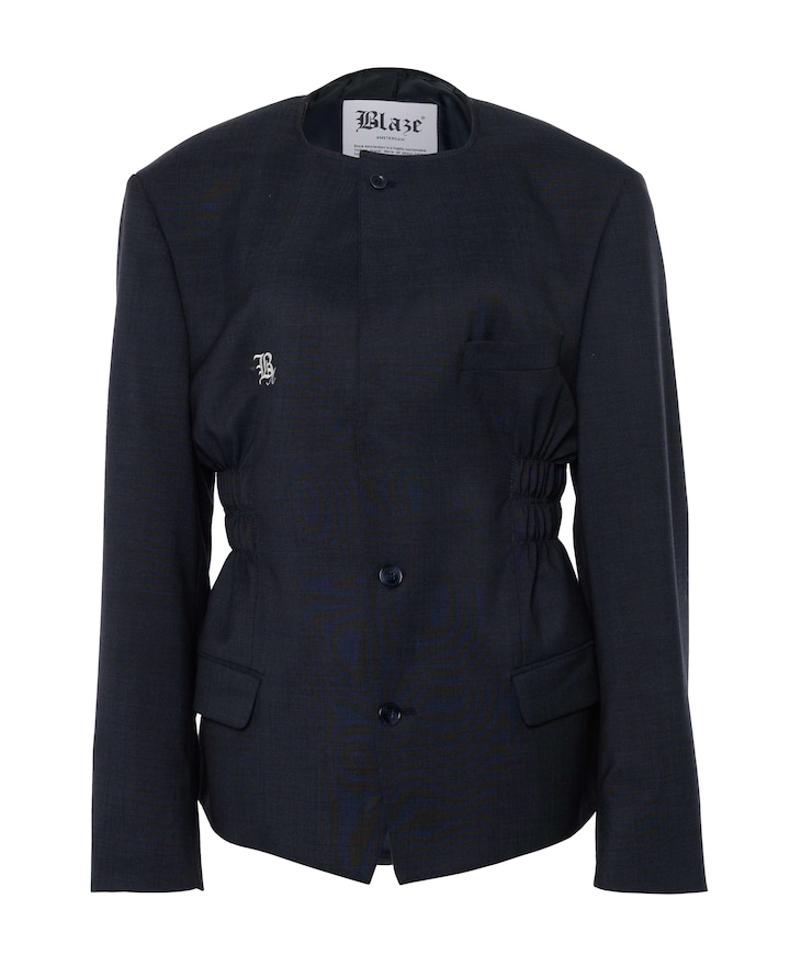 Dames blazer blauw