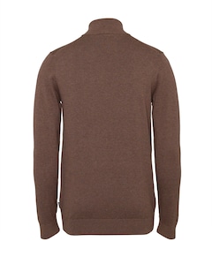 Trui met rits bruin