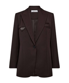 Dames blazer bruin