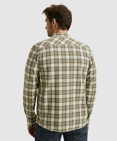 Heren overhemd lange mouw ecru