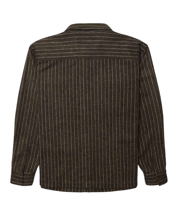 Heren overshirt grijs
