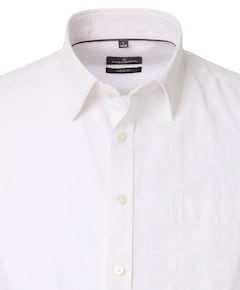 Heren overhemd korte mouw wit