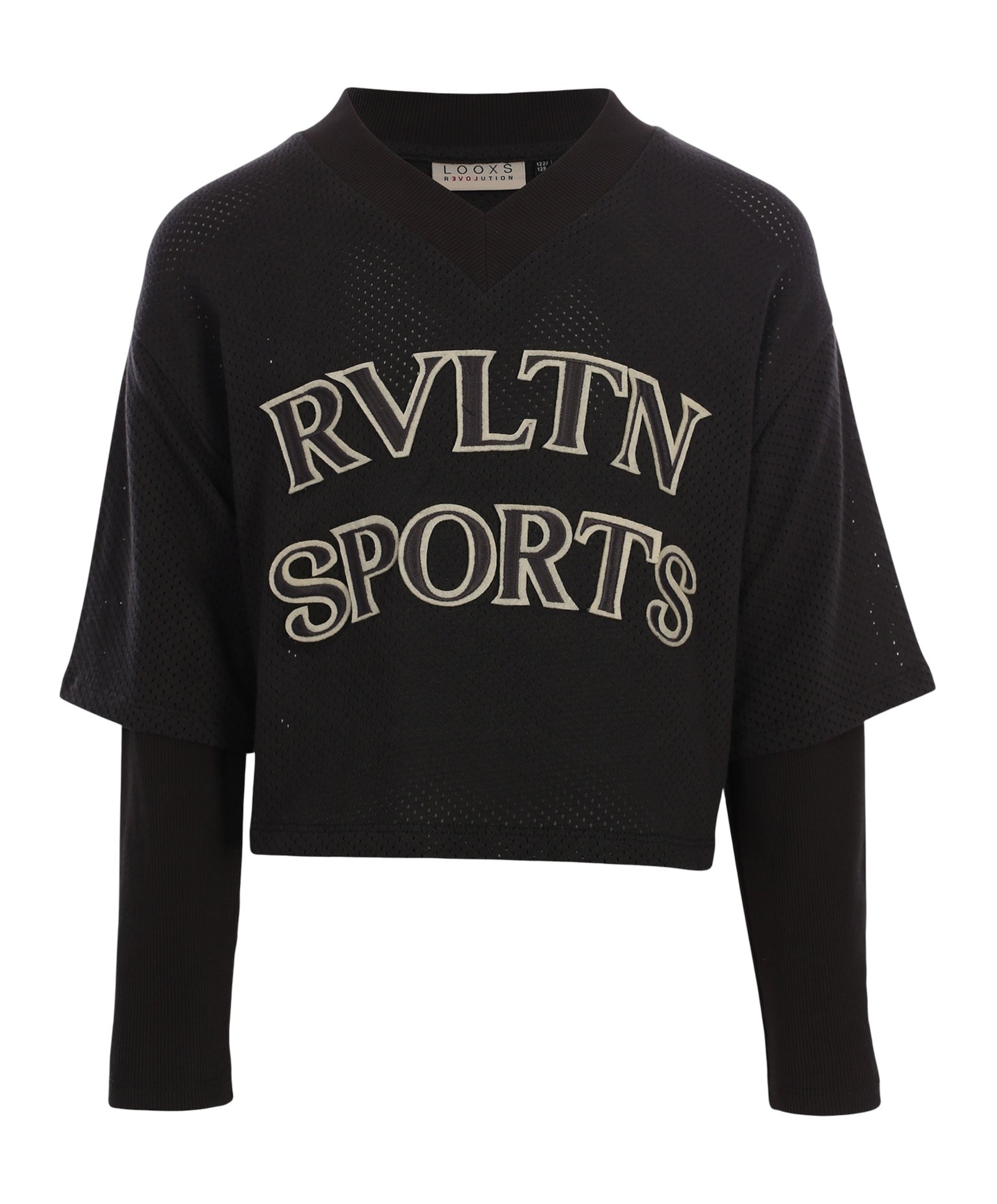 Meisjes longsleeve grijs