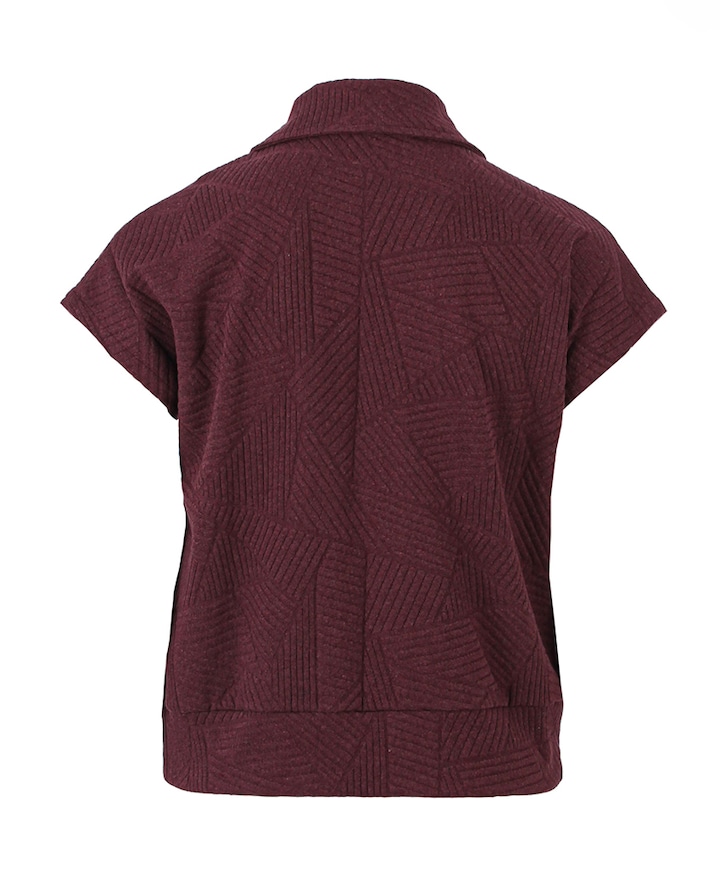 Dames gilet bordeaux