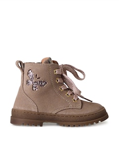 meisjes enkellaarzen beige