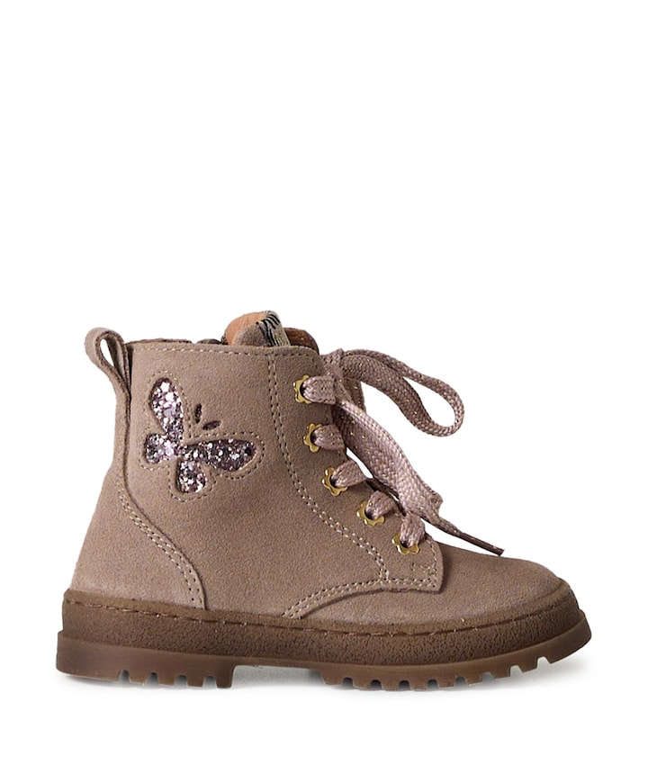 meisjes enkellaarzen beige