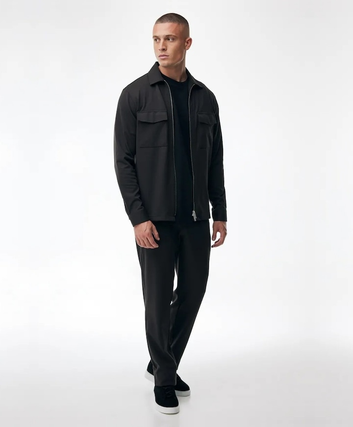 Heren overshirt bruin