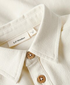 Meisjes blouse lange mouw ecru