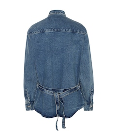 Dames blouse blauw