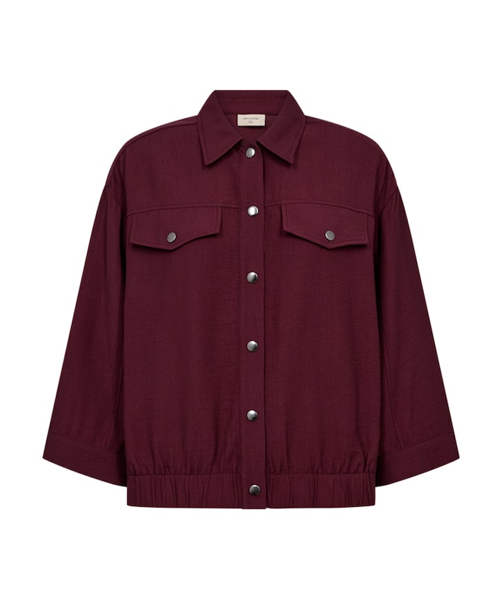 Dames blouse bordeaux