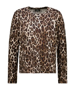 Dames longsleeve bruin
