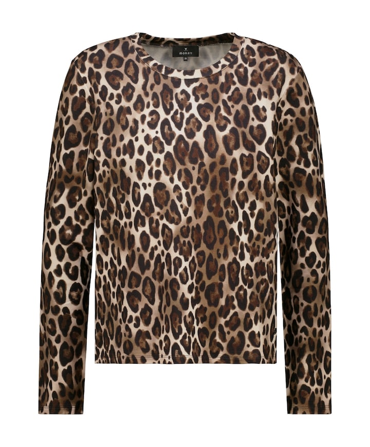 Dames longsleeve bruin