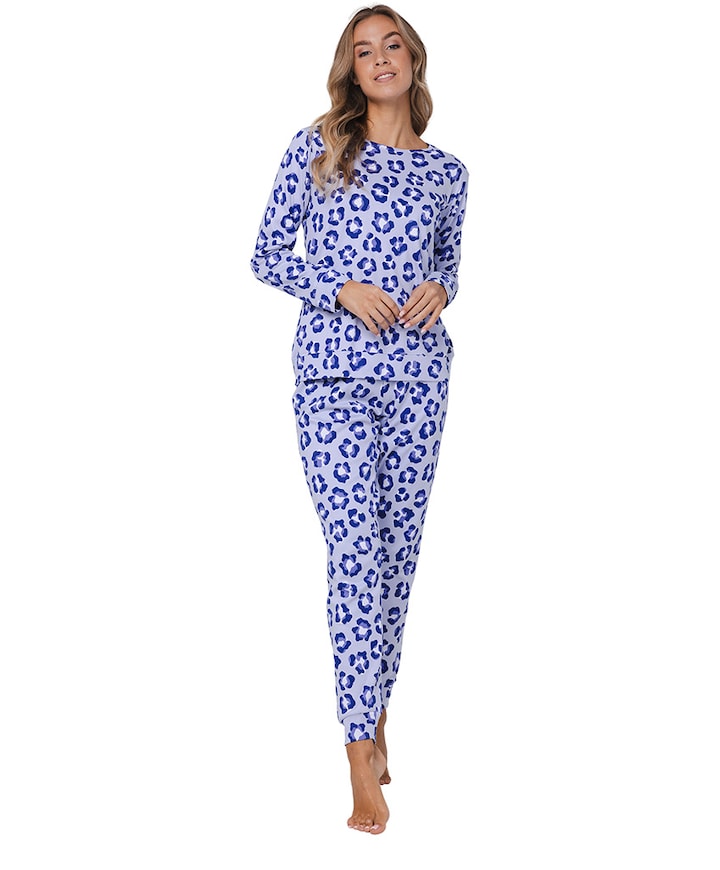 Dames pyjamaset paars