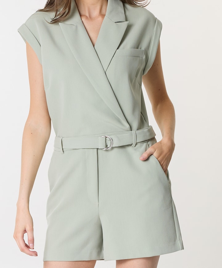Dames playsuit groen