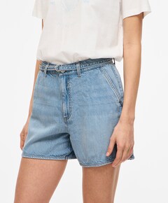 VIKIKI HW BELT LBD dames korte broek blauw