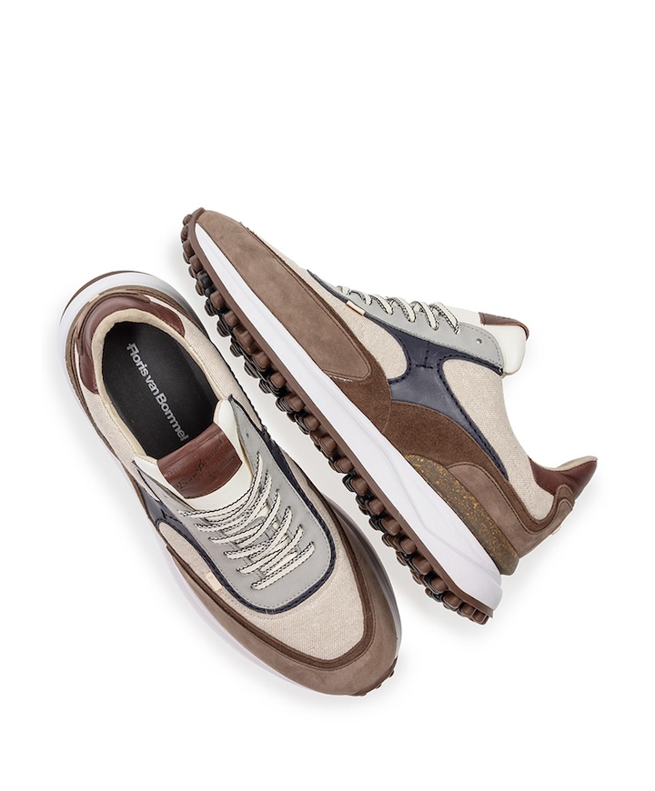 heren sneakers bruin