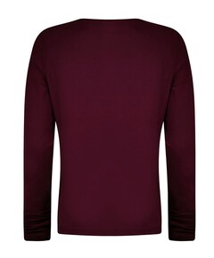 Dames longsleeve bordeaux