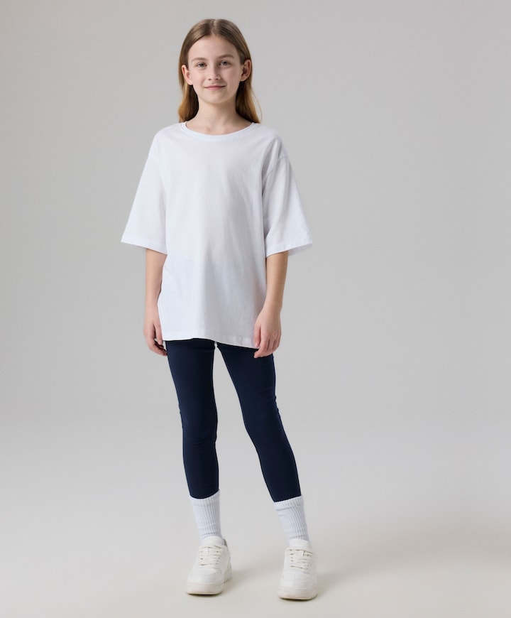 Meisjes legging blauw