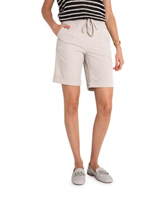 travel uni dames korte broek beige