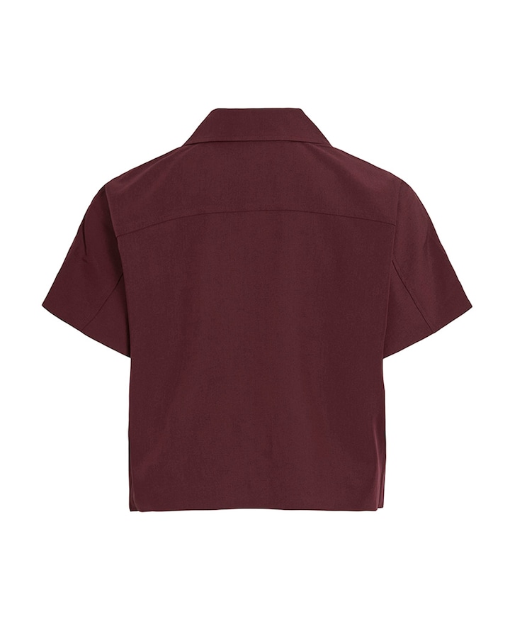 Dames vest bordeaux