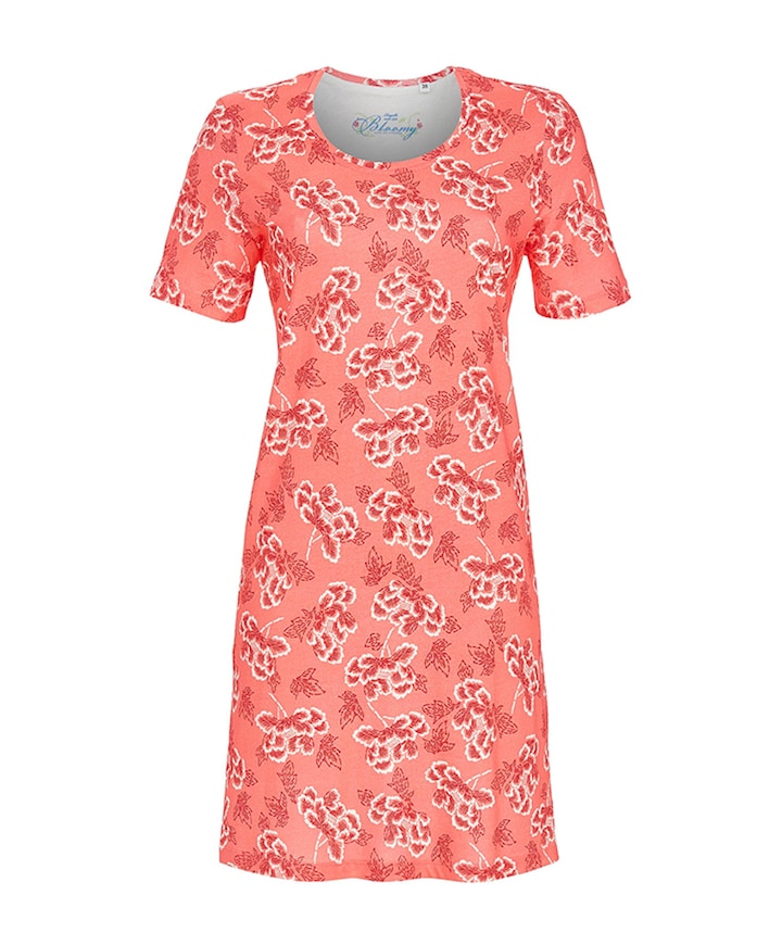 Dames nachthemd oranje