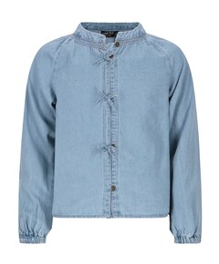 Blouse lange mouw blauw