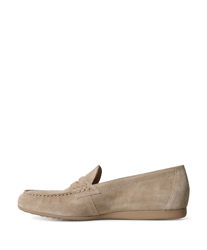 dames loafers beige