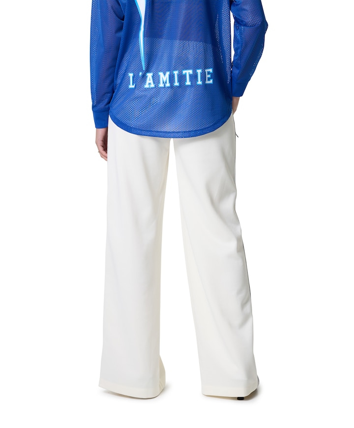 Baggy Track Tall broek ecru