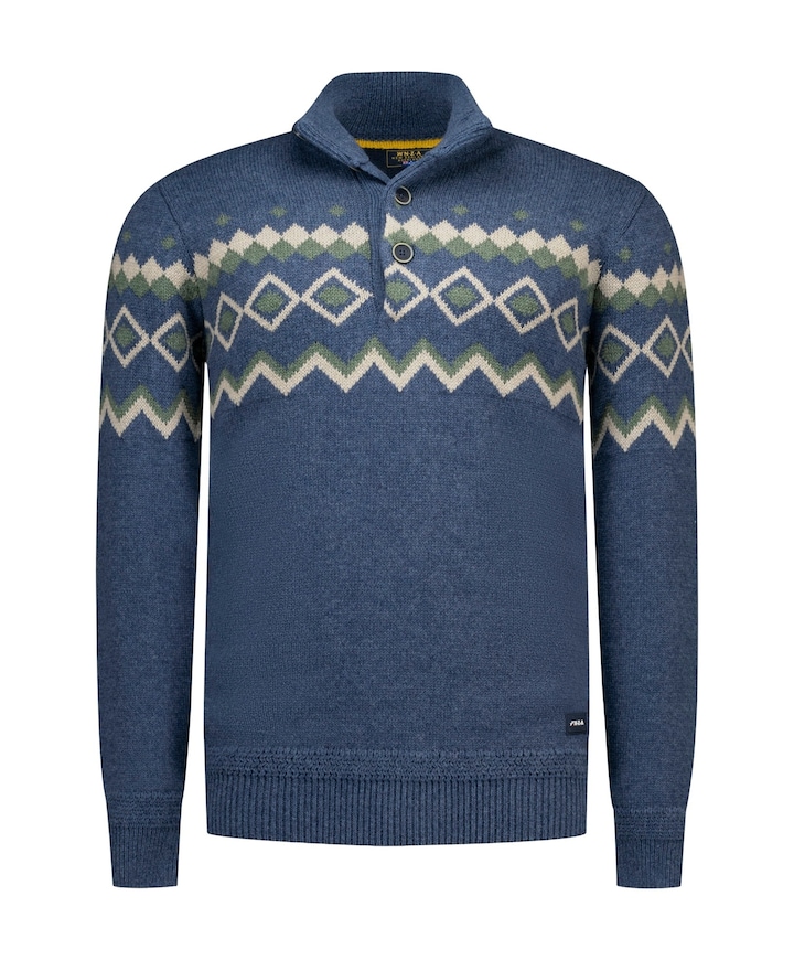 Heren trui blauw