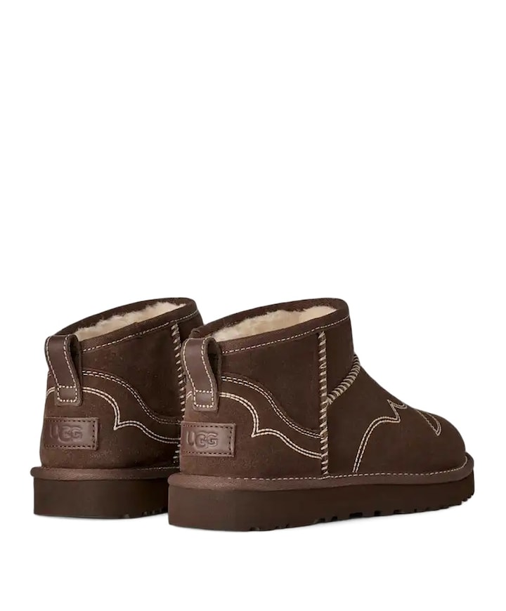 W CLASSIC ULTRA MINI WESTERN dames enkellaarzen bruin