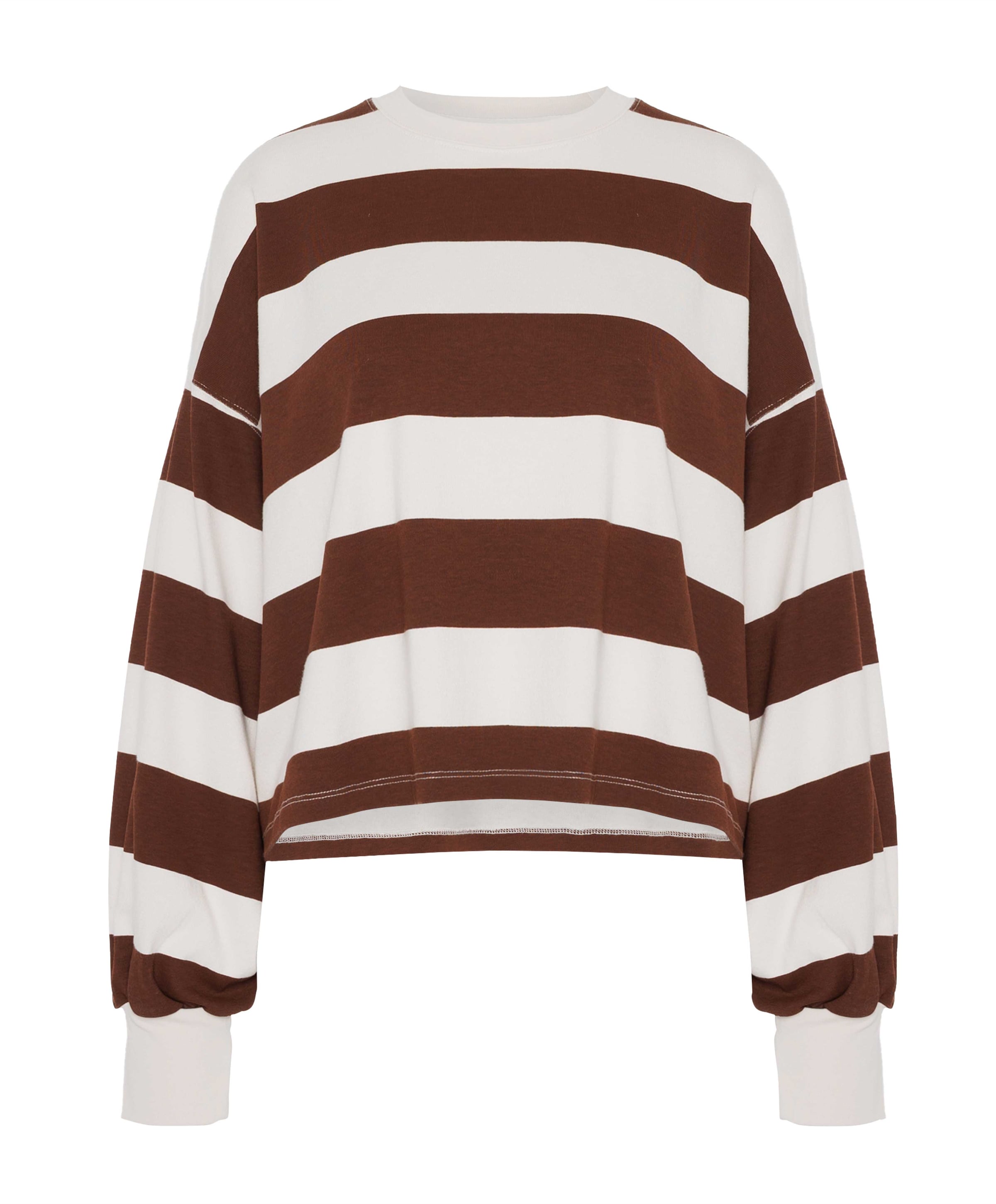 Dames longsleeve bruin