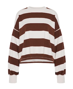 Dames longsleeve bruin